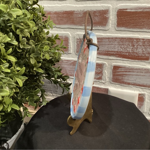 Hand Painted Ceramic Plaque by Paula - “Happiness is found in simple things” - Picture 3 of 6